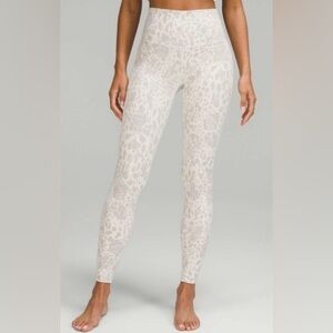 Lululemon align high rise leggings in Gray Cheetah camo multi